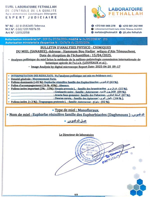 ⁦عسل الدغموس 160 <br>منطقة الجني:المغرب  <br>⁩ - الصورة ⁦6⁩