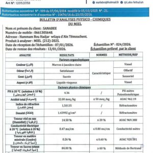 عسل شوك الجمل 212<br> منطقة الجني: <br>